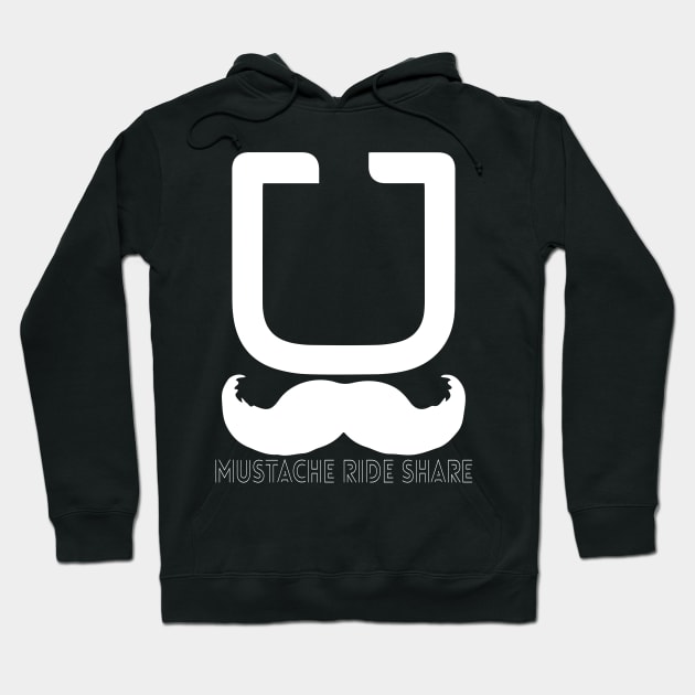 Mustache Ride Share Hoodie by fatbastardshirts